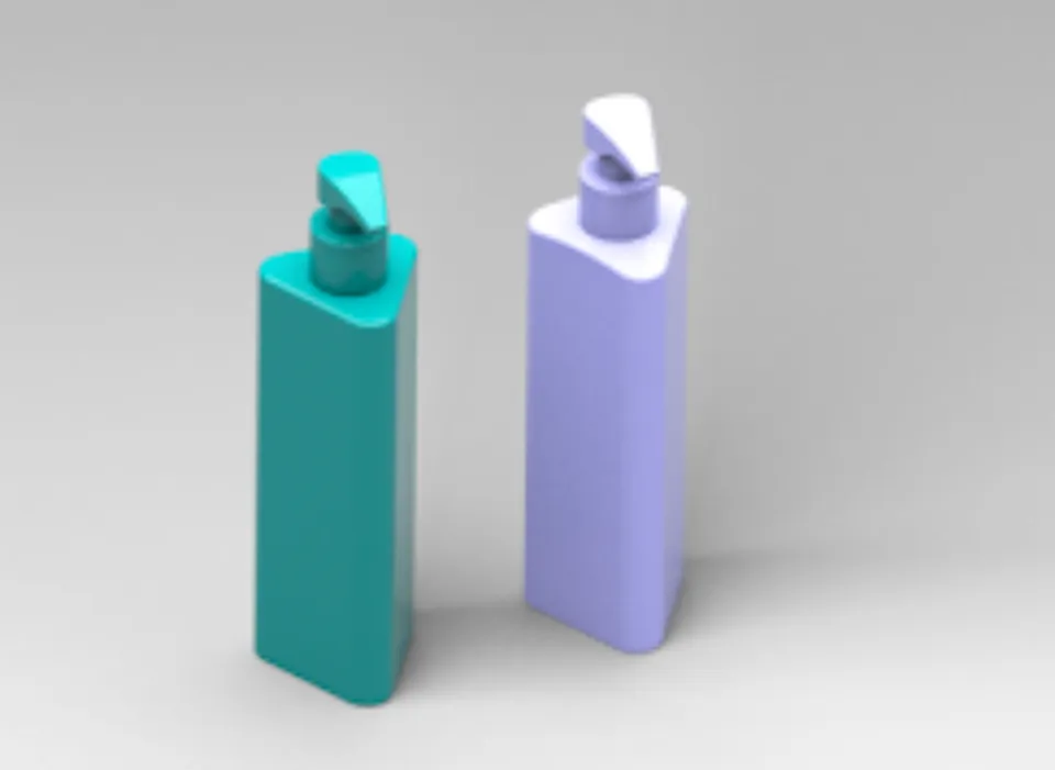 400Ml Shampoo Bottle by 3D Think Ahead